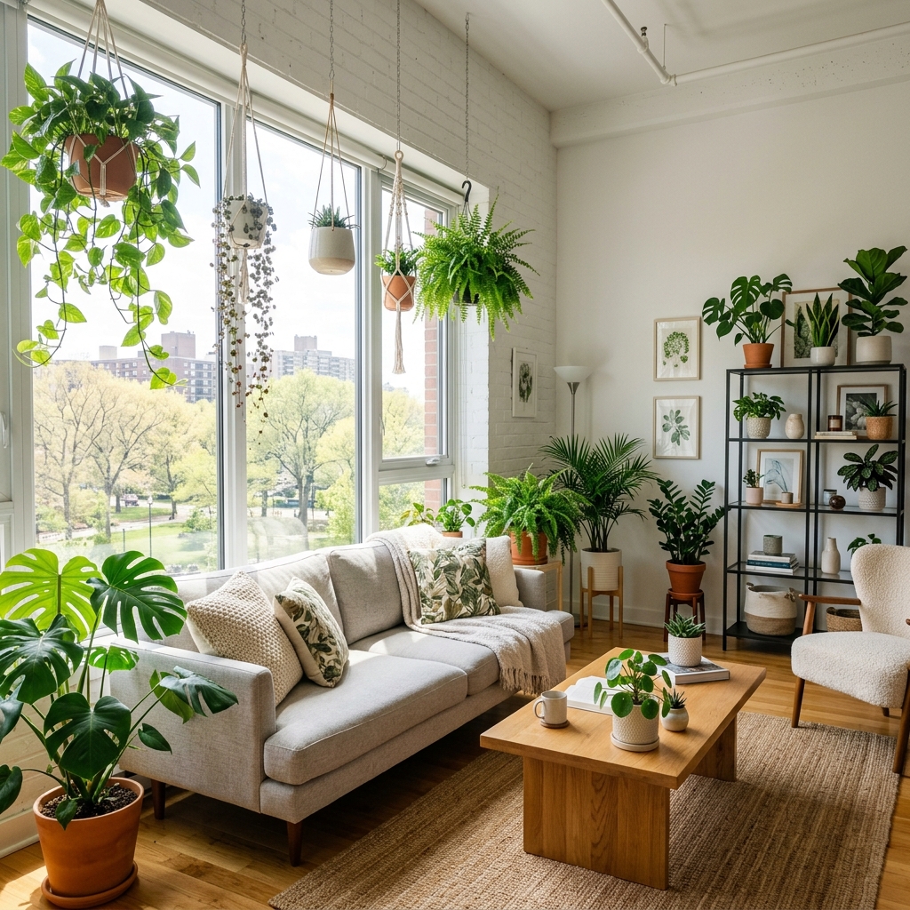 The Importance of Indoor Plants: Refreshing Spaces Without a Balcony
